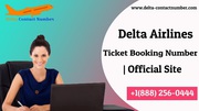 Delta Airlines Ticket Booking Number |Official Site